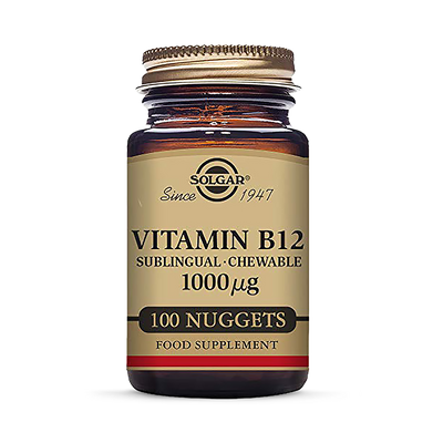 Solgar Vitamin B12 1000µg Sublingual Nuggets 100 Count
