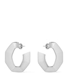 Givenchy large structural huggie earrings, UK version