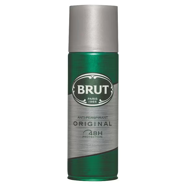Brut Men's anti-perspirant spray bottle 200ml - British product