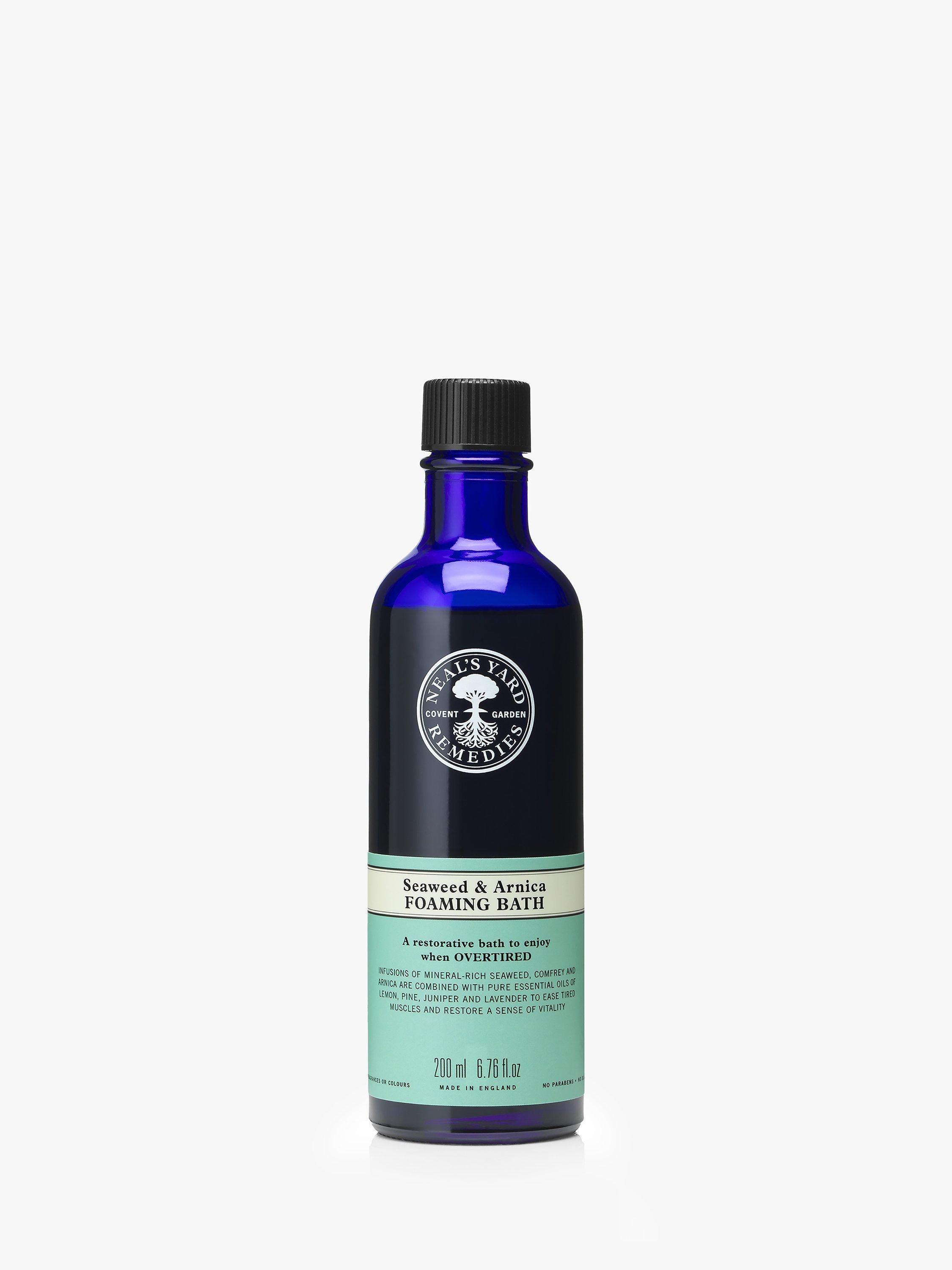 Neal's Yard Remedies Seaweed & Arnica foaming bath 200ml, imported from the UK