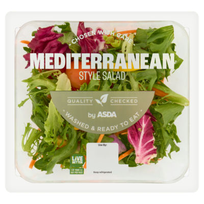 ASDA Mediterranean Style Salad 135g - British product