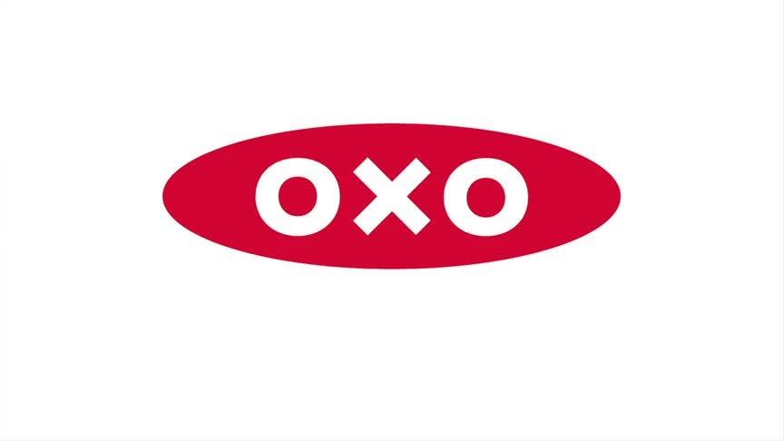 OXO box grater with four stainless steel surfaces and container, imported from the UK