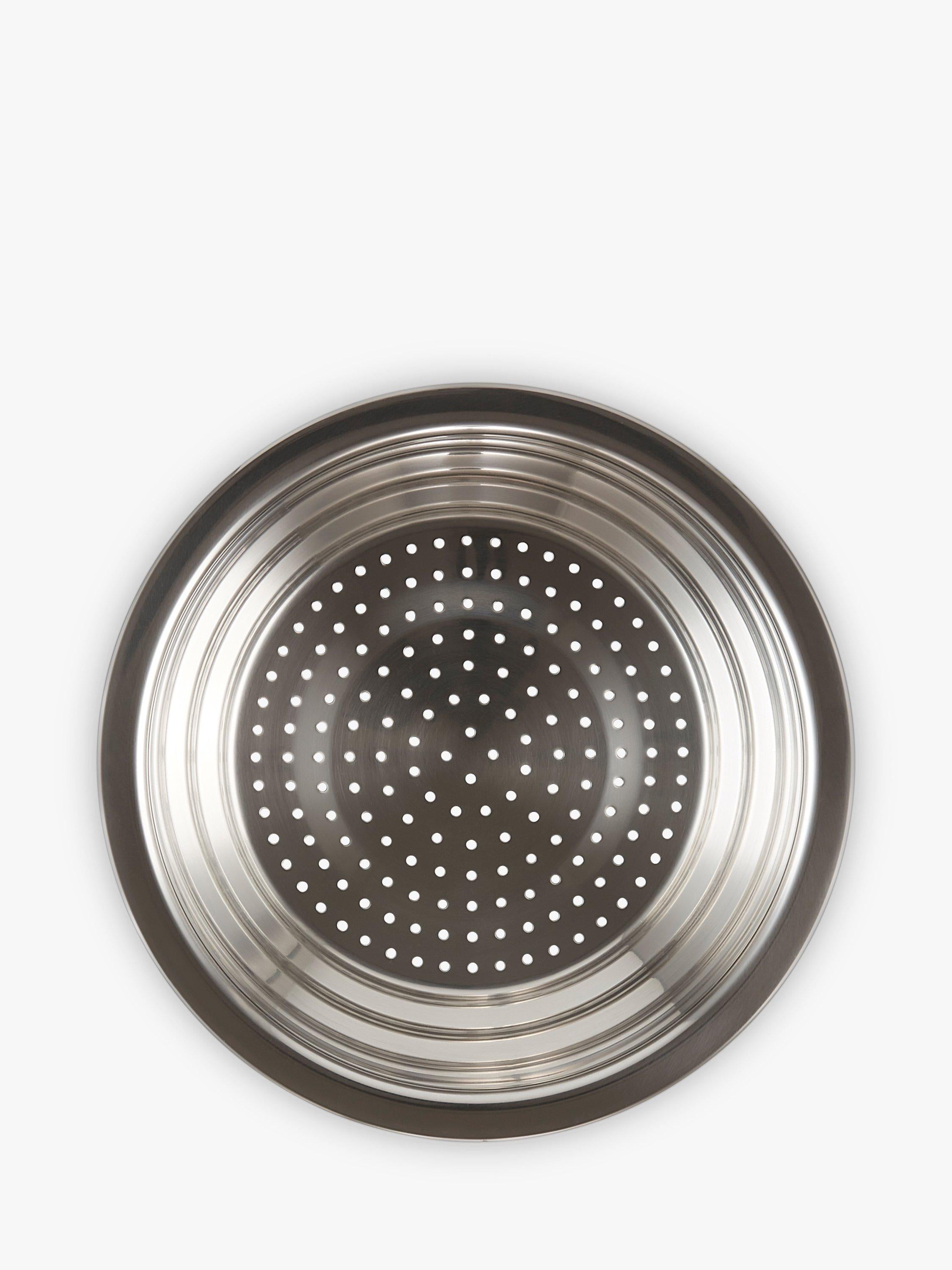 Le Creuset stainless steel multi-steamer with glass lid, 22cm, UK version