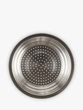 Le Creuset stainless steel multi-steamer with glass lid, 22cm, UK version
