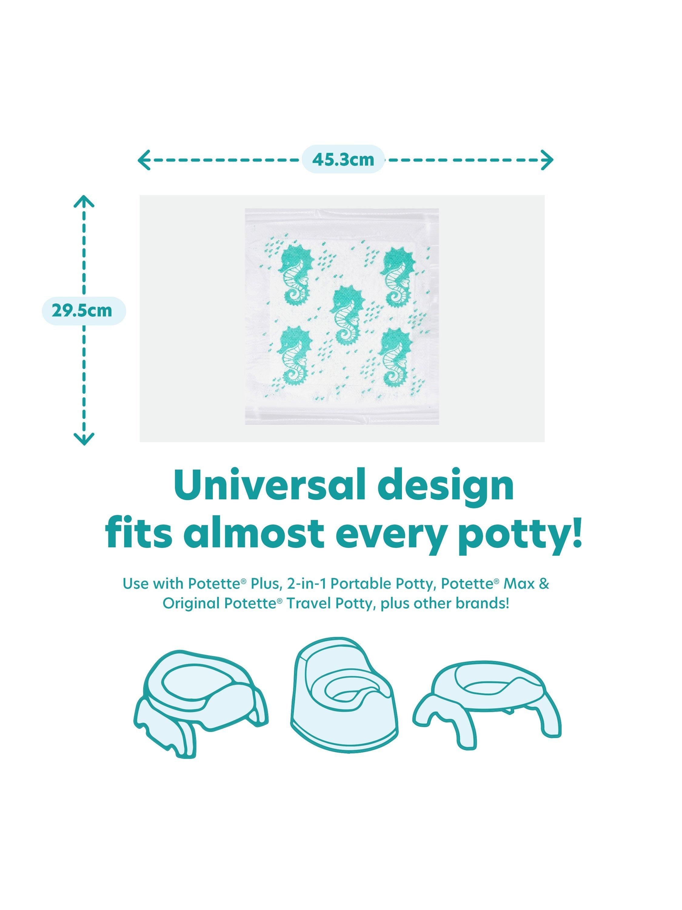 Potette fragranced potty liners pack of 30, imported from the UK