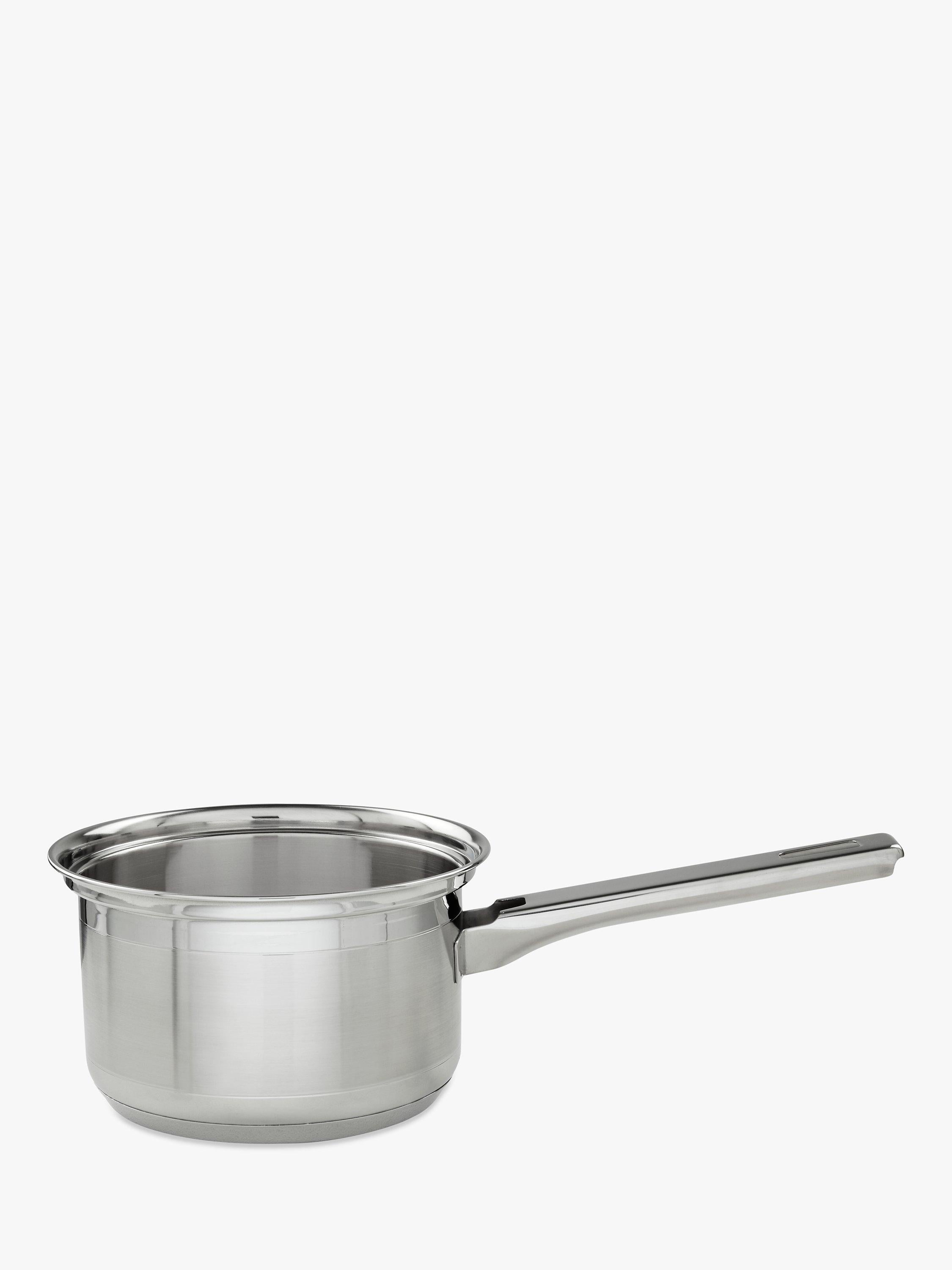 John Lewis stainless steel lidded saucepan, UK version