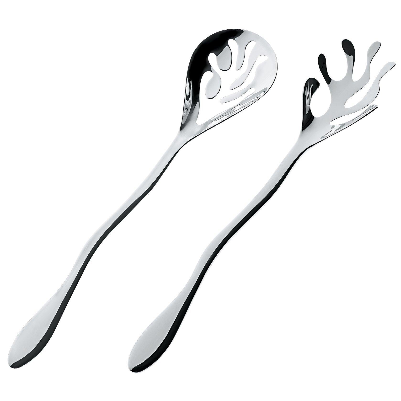 Alessi Mediterraneo salad servers 27.5cm - British product