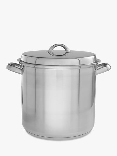 John Lewis Classic Stainless Steel Stockpot