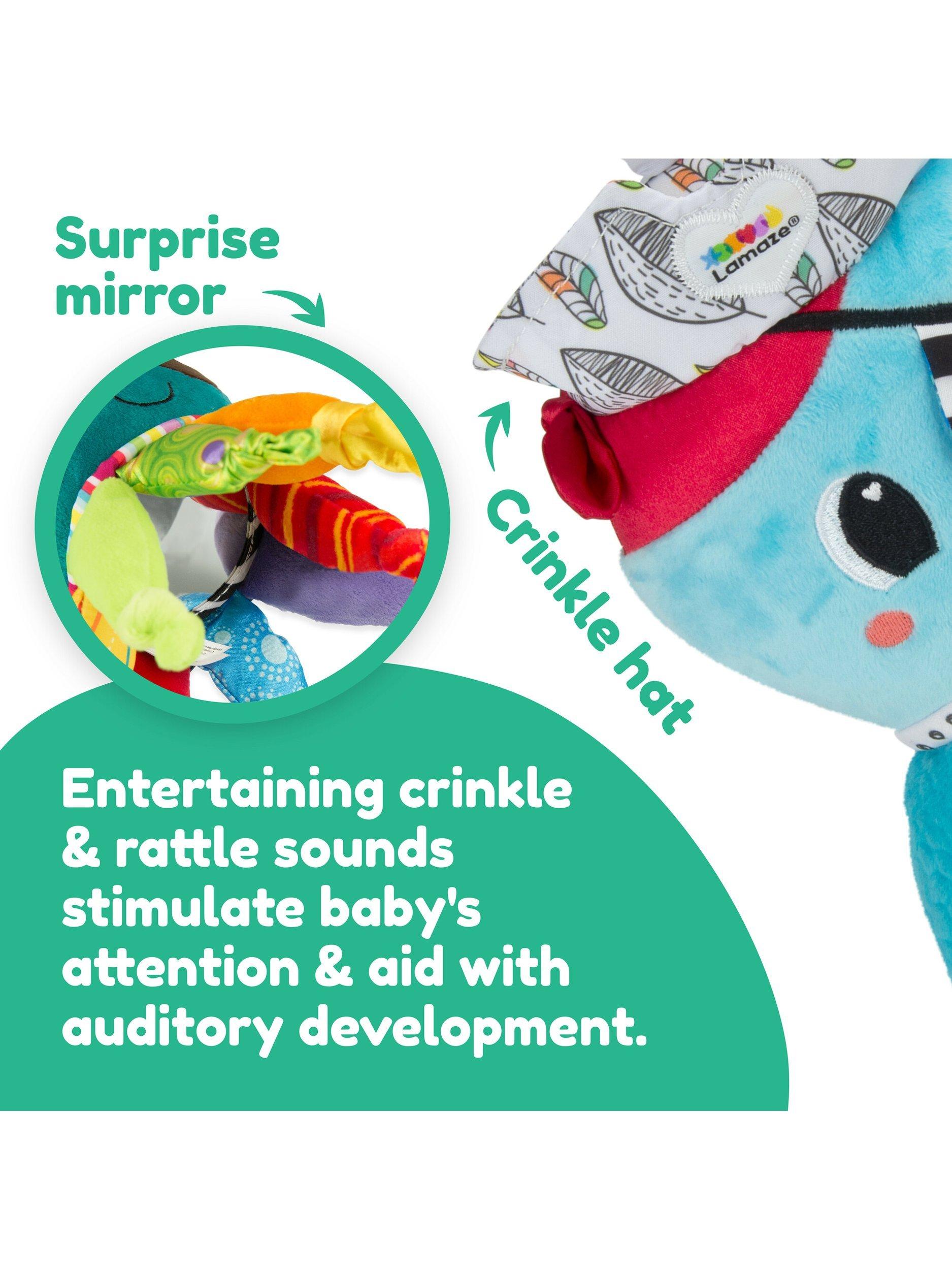Lamaze Captain Calamari soft octopus toy for infants, UK version