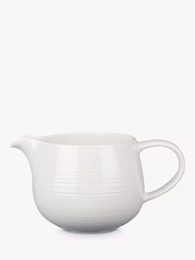 John Lewis Luna Fine China Sauce Boat Natural Gravy Boat