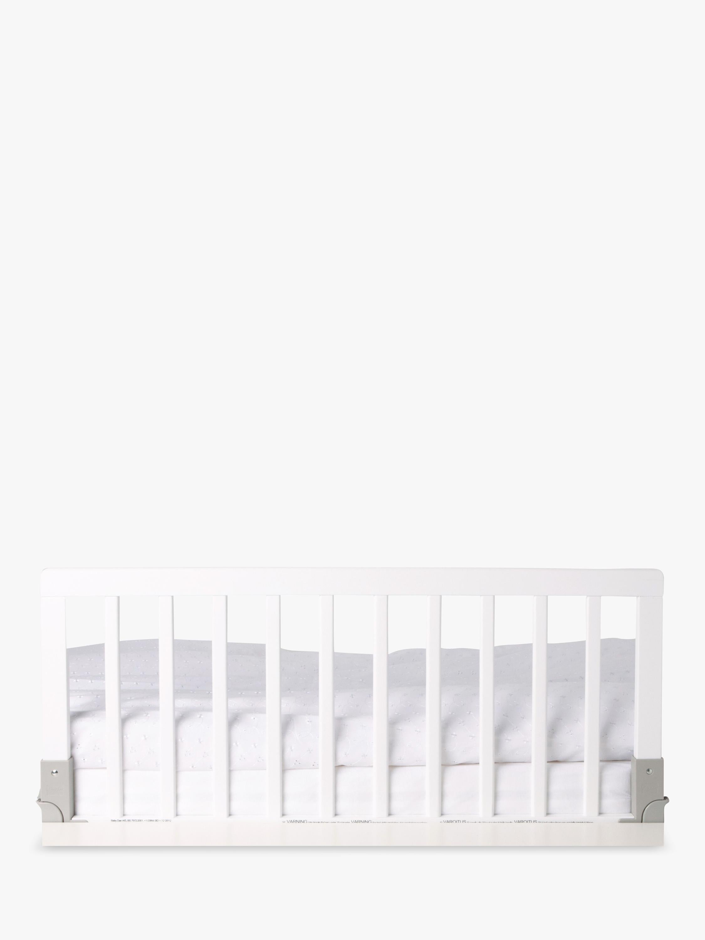 BabyDan Wooden Bed Guard Rail White - British product