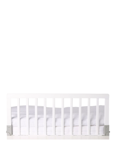 BabyDan Wooden Bed Guard Rail White Child Bed Safety Rail