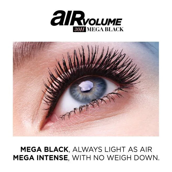 L'Oreal Paris Air Volume Mega Black Mascara, UK version