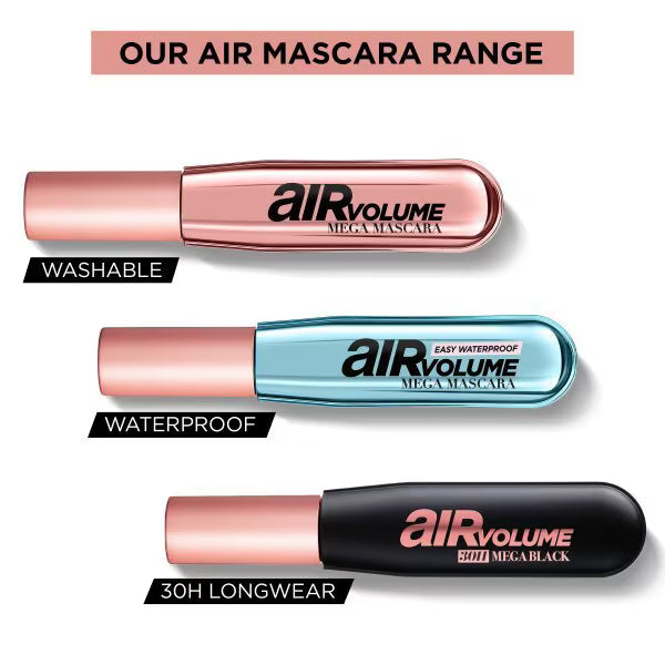 L'Oreal Paris Air Volume Mega Black Mascara, UK version