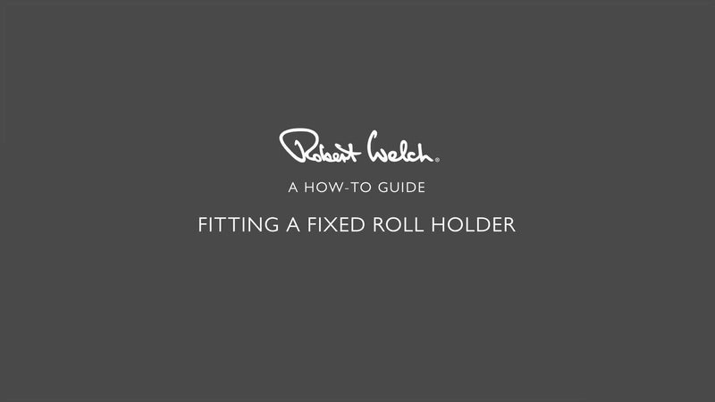 Robert Welch Burford Bar toilet roll holder, imported from the UK