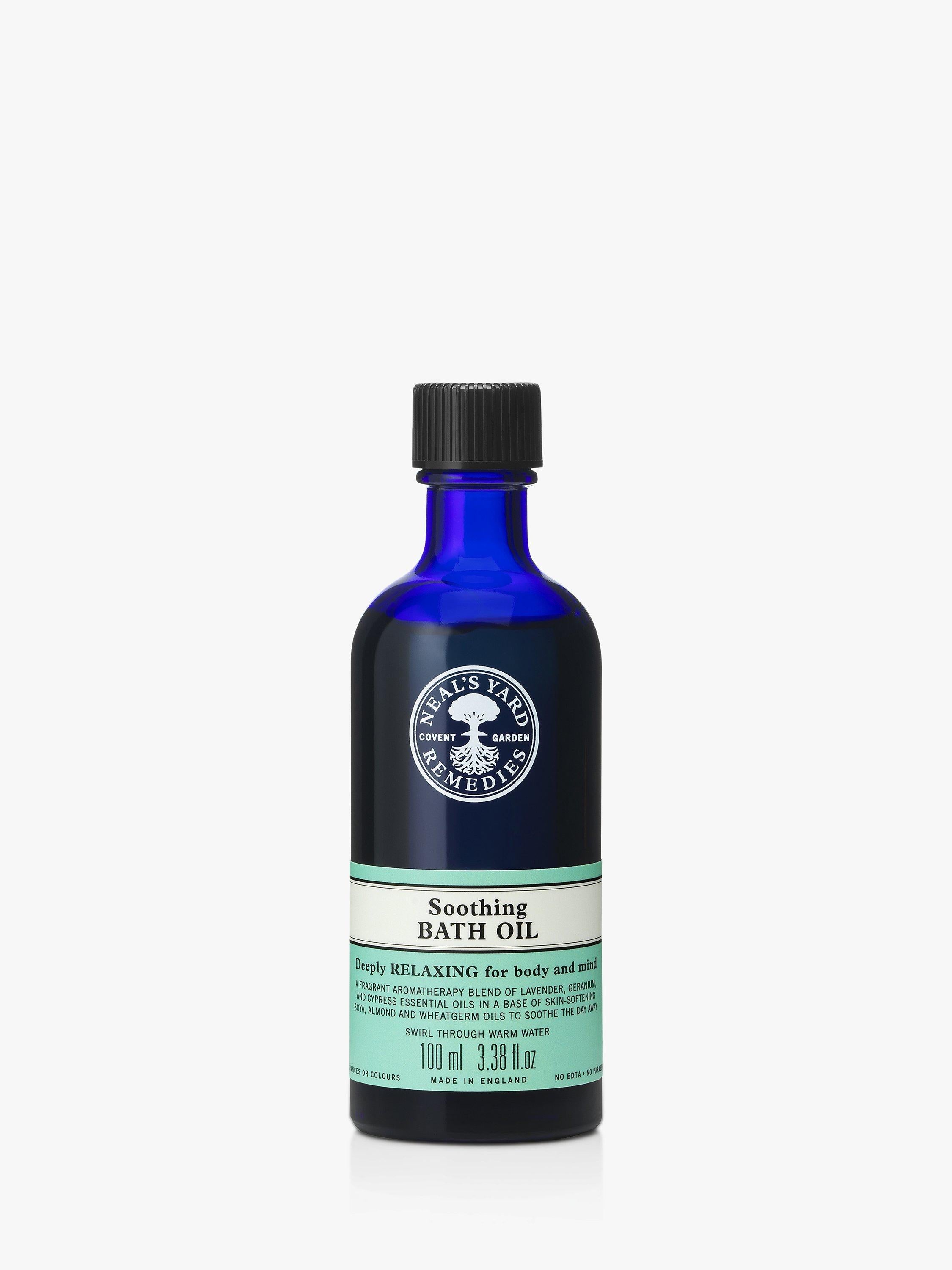 Neal's Yard Remedies Soothing Bath Oil 100ml, imported from the UK