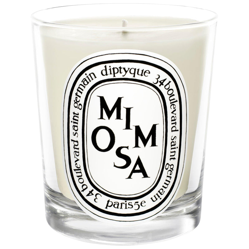Mimosa Scented Mini Candle 70g in Glass Jar