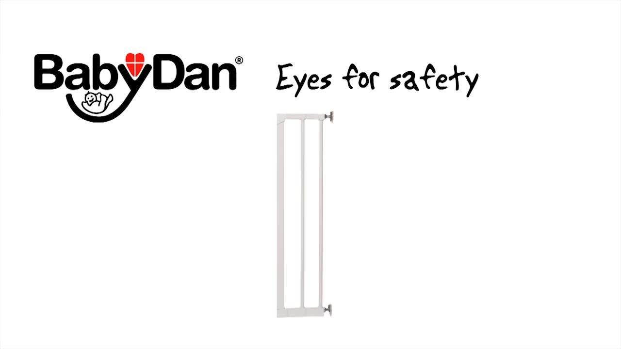 BabyDan Premier Pressure Gate Extension Kit with 2 x 7cm extensions - British product