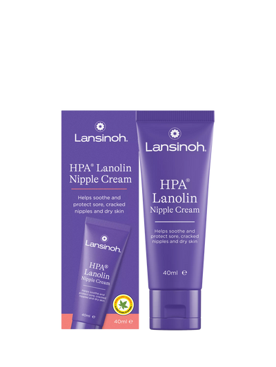 HPA Lanolin Nipple Cream for Sore Nipples, 40ml