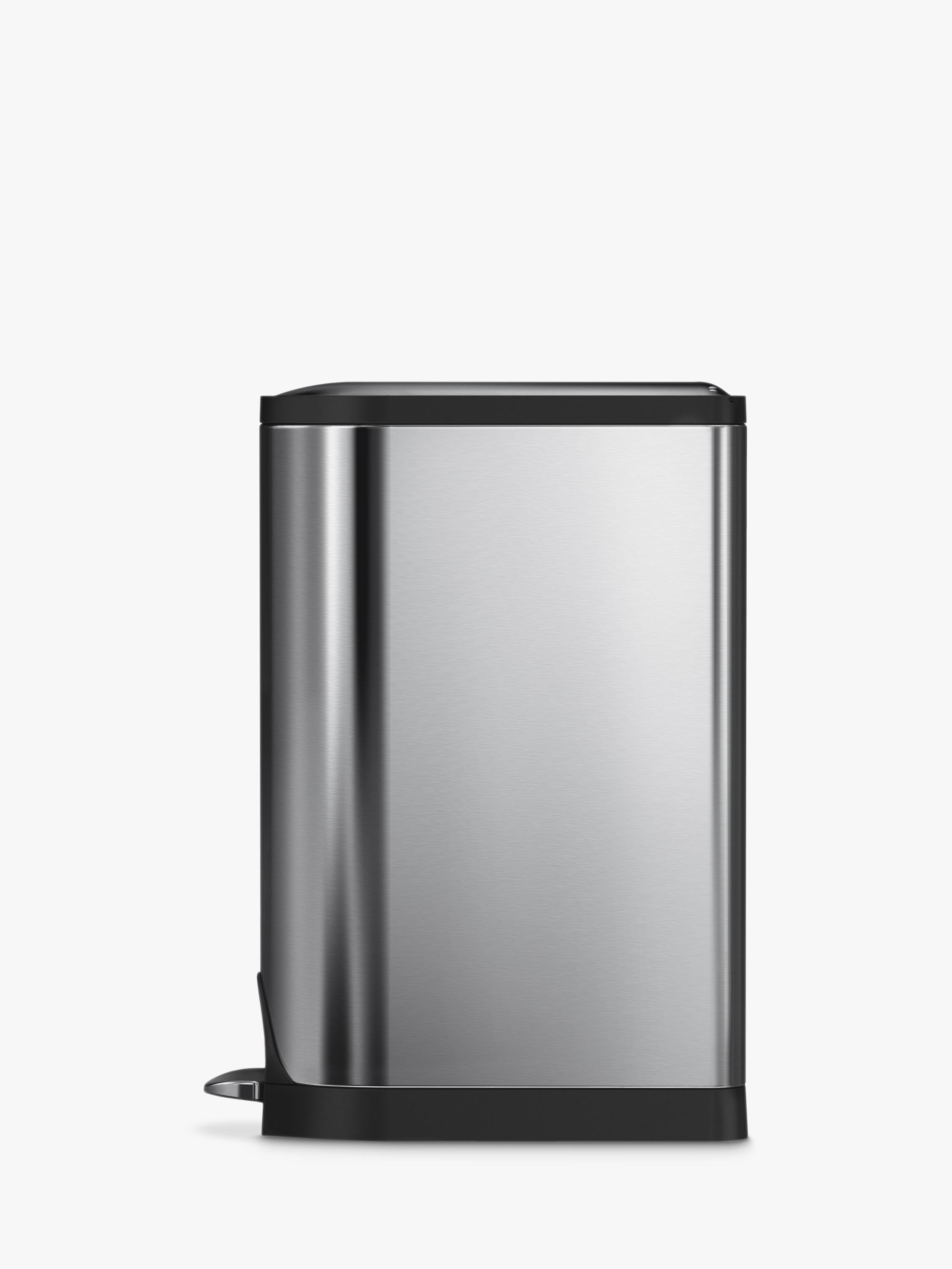 simplehuman kitchen recycling bin brushed stainless steel 40L (British brand)