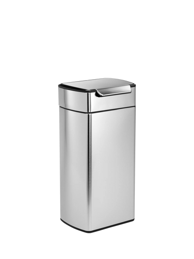 Simplehuman Rectangular Touch Bar Bin in Brushed Stainless Steel Kitchen Bin 30L