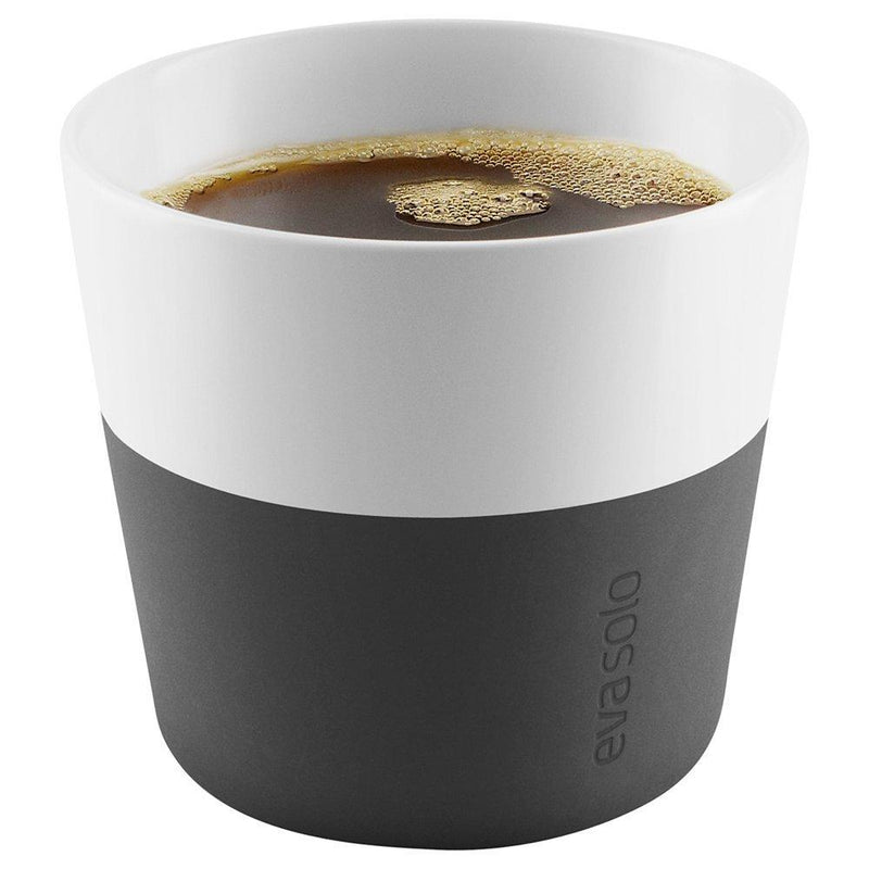 Porcelain Coffee Tumbler with Silicone Sheath, 230ml, Set of 2