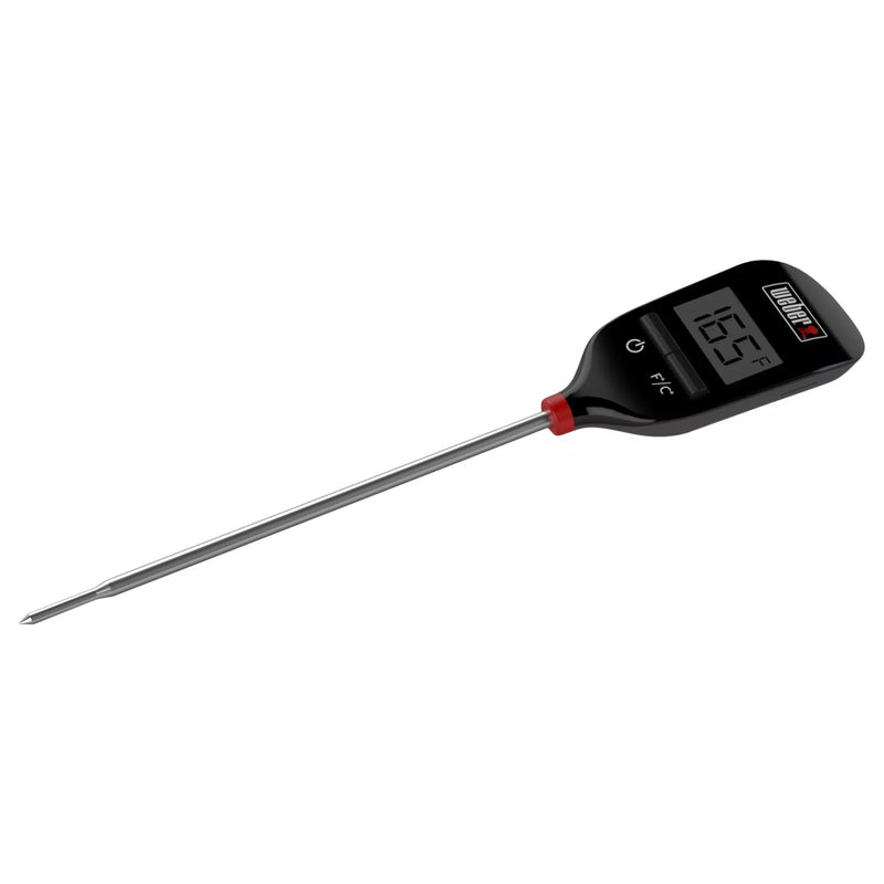 Weber digital instant read BBQ thermometer with stainless steel probe (British brand)