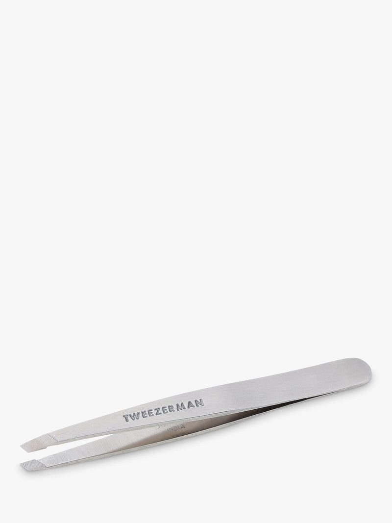 Tweezerman stainless steel slant tweezers for brow shaping (British brand)