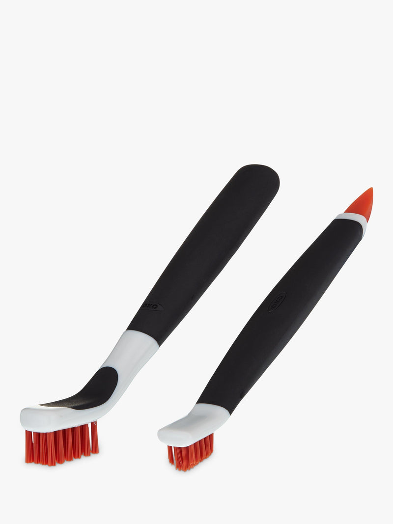 OXO Deep Clean Brush Set in orange, imported from the UK