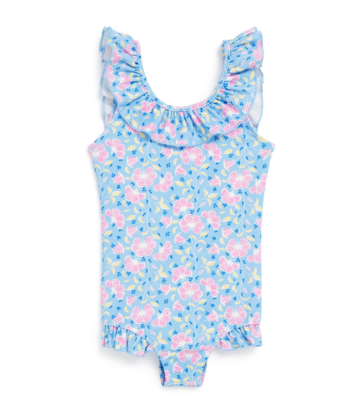 Louise Misha floral ruffle-trim Andrea swimsuit 3-10 years, UK version
