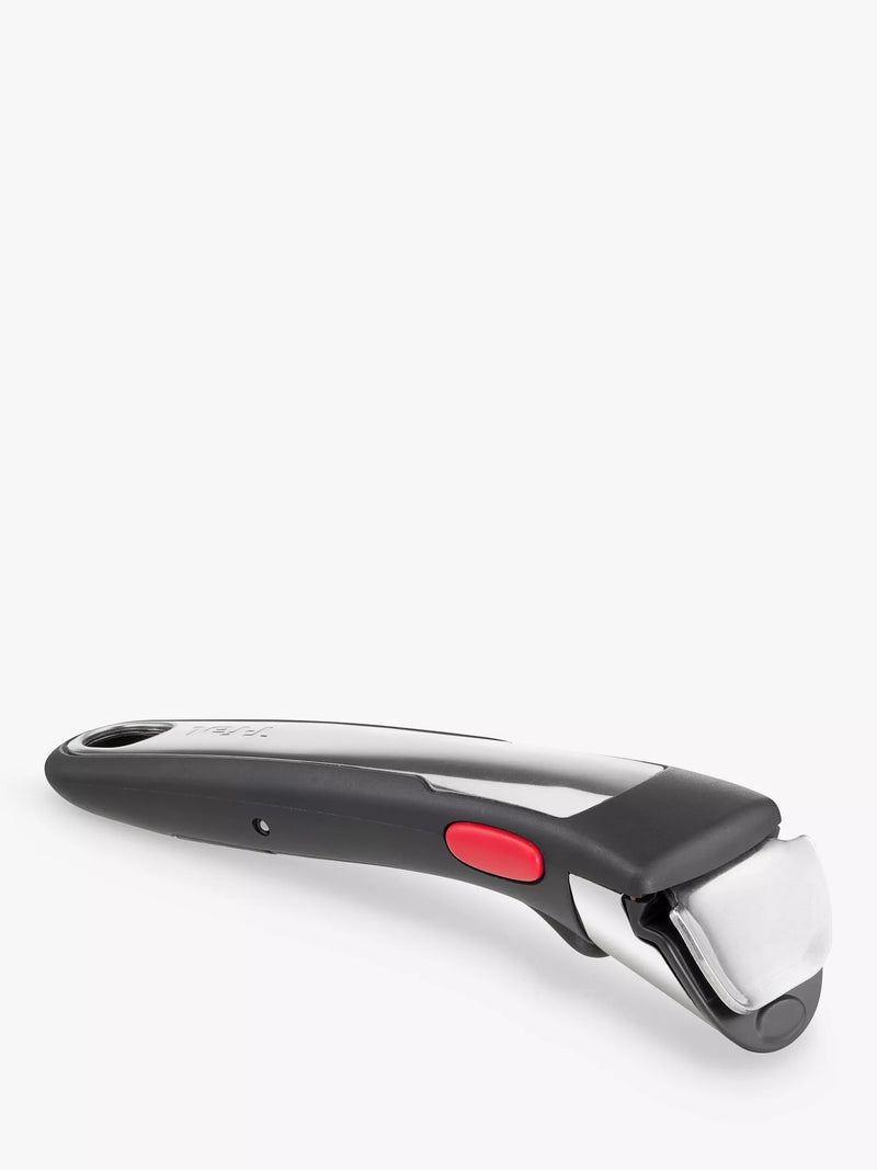 Tefal removable cookware handle with bakelite and stainless steel, black (British brand)