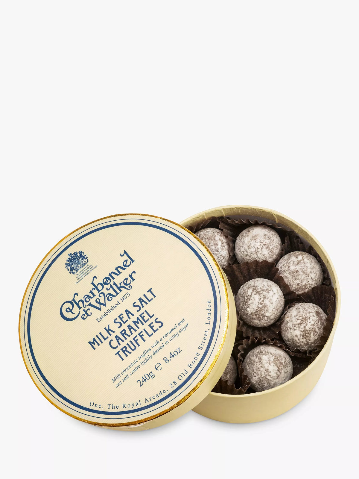 Charbonnel et Walker Seasalt Caramel Milk Chocolate Truffles 240g - British product