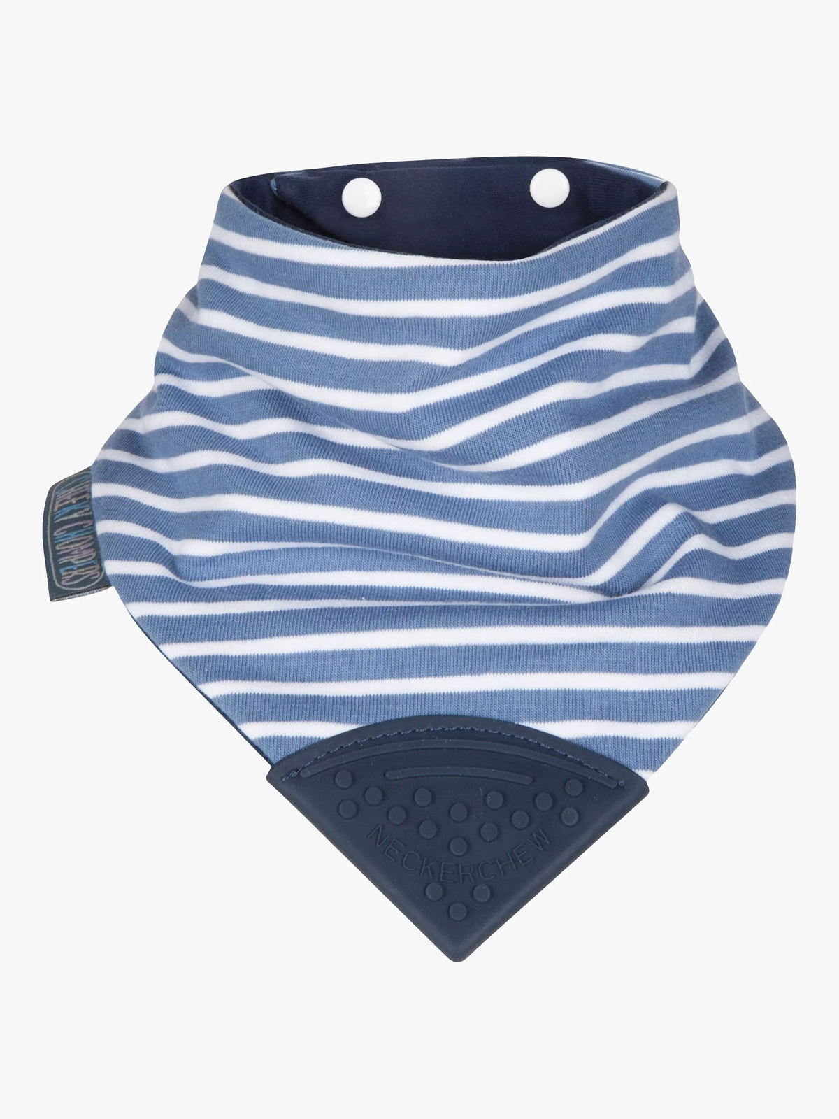 Cheeky Chompers teething dribble bib Preppy Stripes - British product