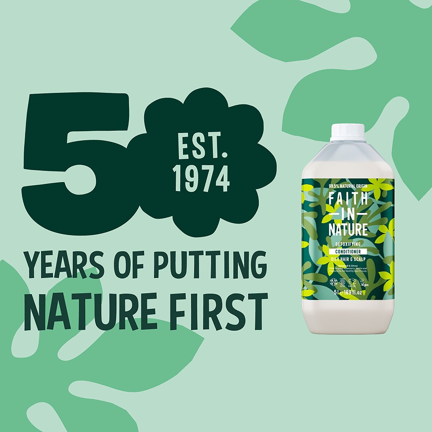 Faith In Nature Conditioner for Oily Hair Seaweed & Citrus 5L