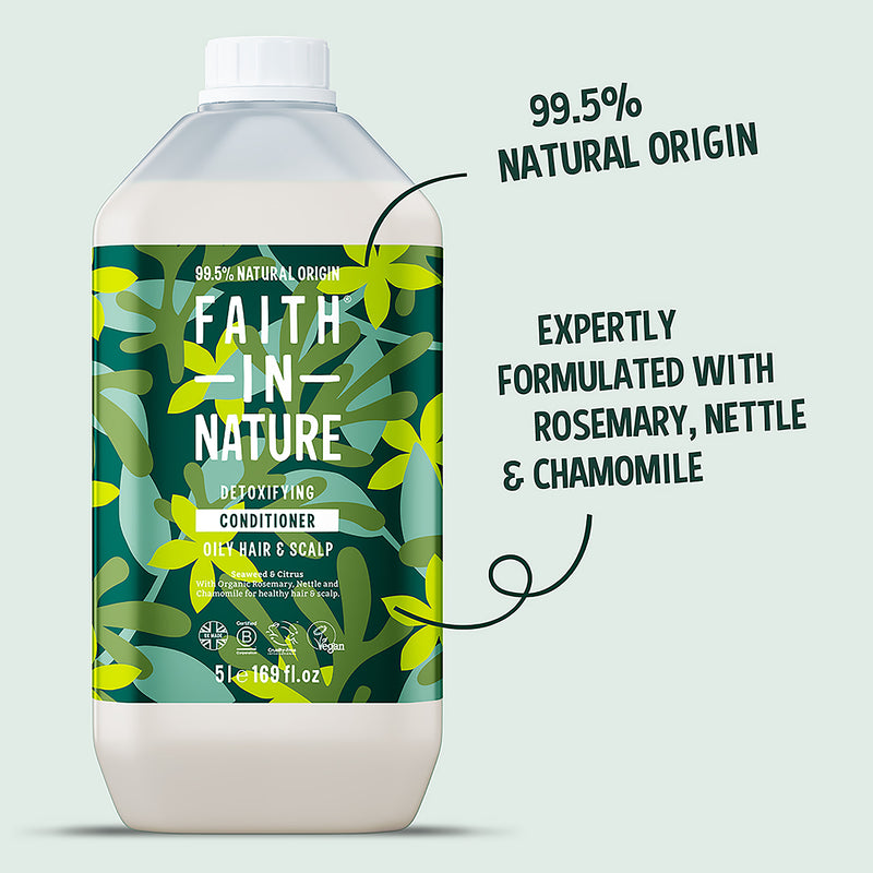 Faith In Nature Conditioner for Oily Hair Seaweed & Citrus 5L