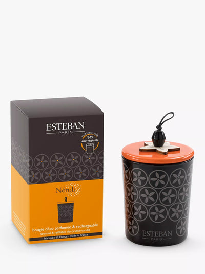 Esteban Neroli Scented Decorated Candle 180g