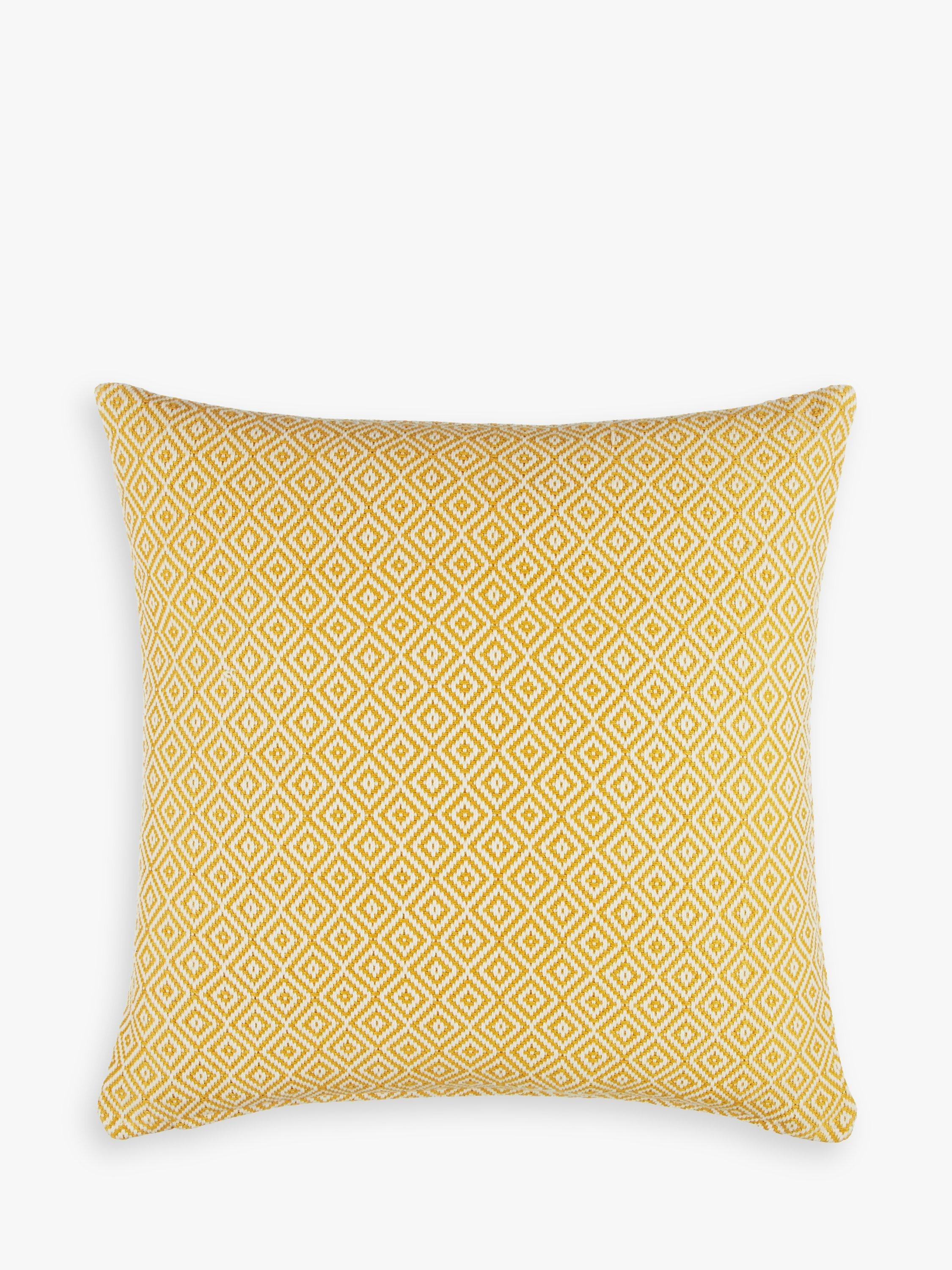 John Lewis diamond design cushion with duck feathers, UK version