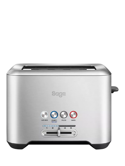 Sage A Bit More 2-Slice Toaster Brushed Metal