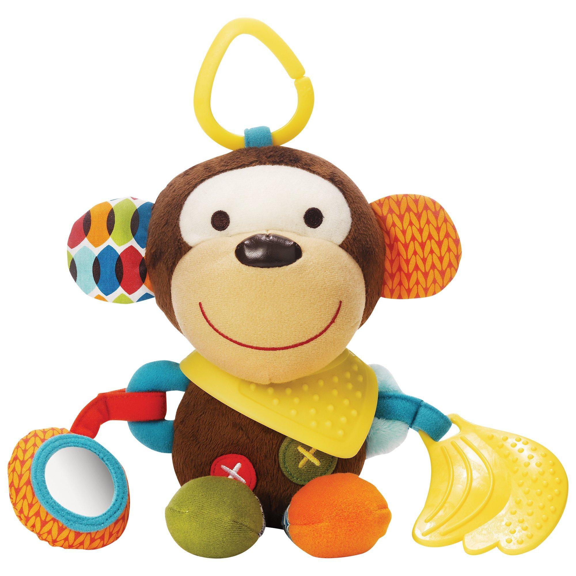 Skip Hop Bandana Buddies Monkey baby teether rattle toy (British brand)