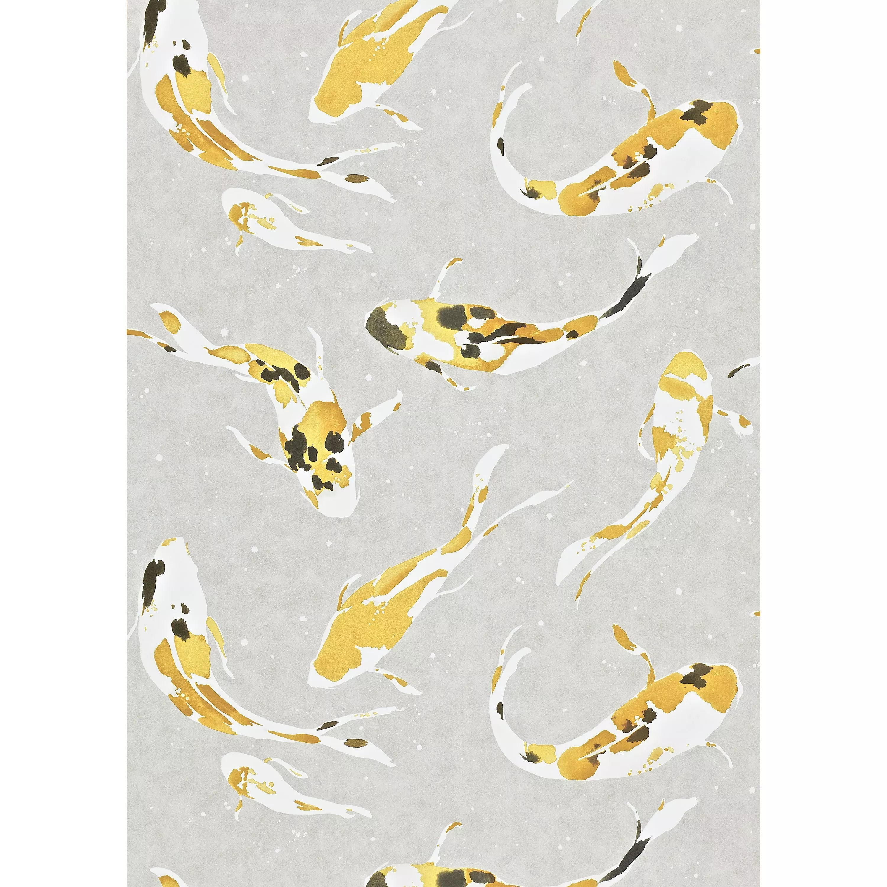 Harlequin Koi fish design wallpaper, UK version