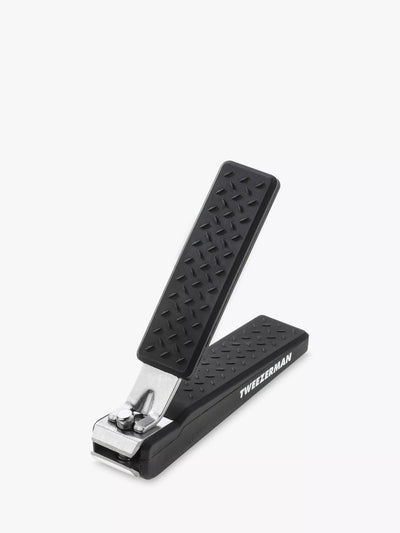Precision Grip Toenail Clippers with Stainless Steel Blades and Case, Black