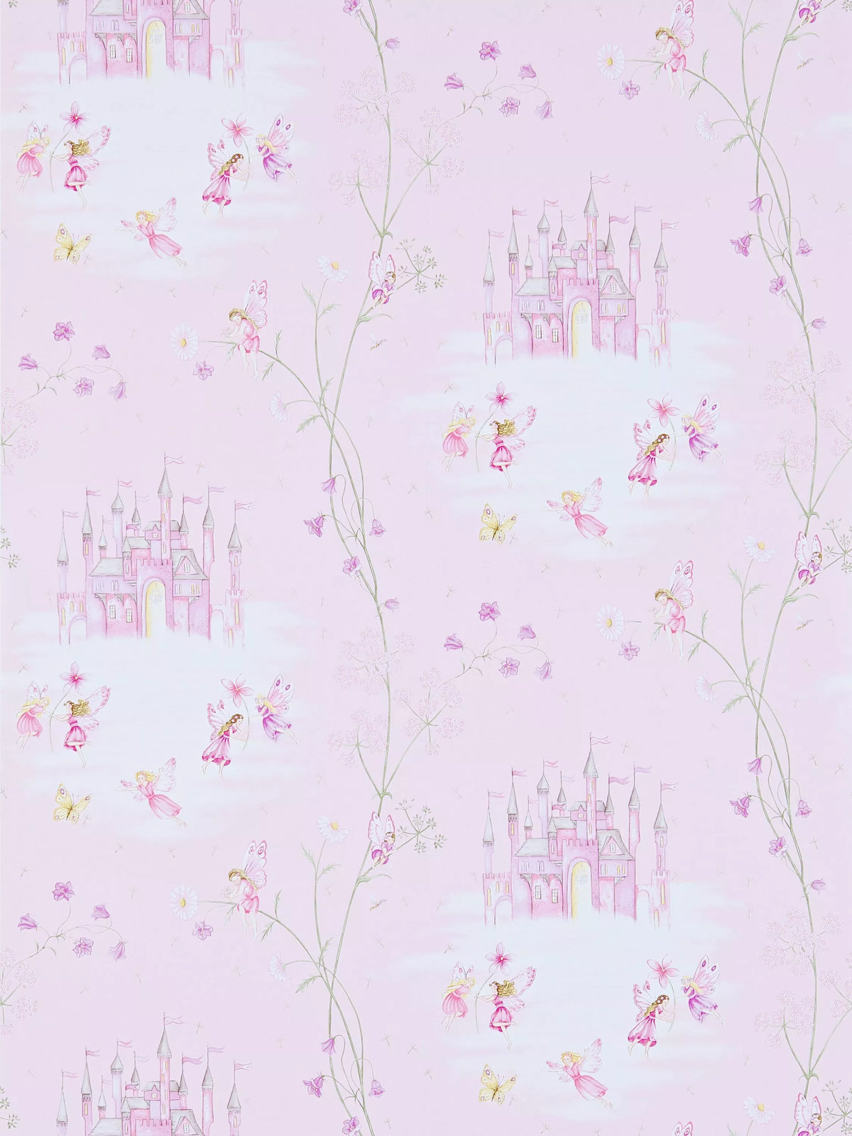 Sanderson fairy castle wallpaper (British brand)