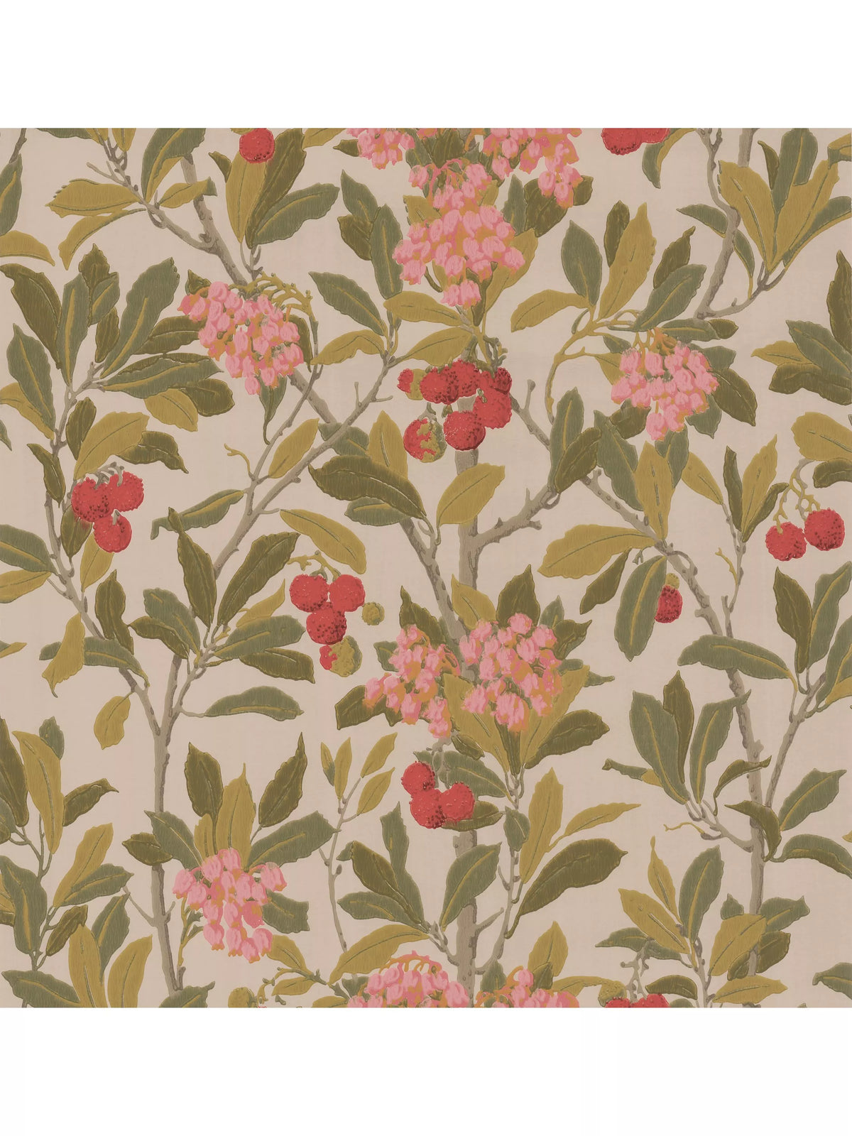 Cole & Son Strawberry Tree wallpaper - British product
