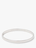 kate spade new york silver bangle with 'Find the Silver Lining' inscription, UK version