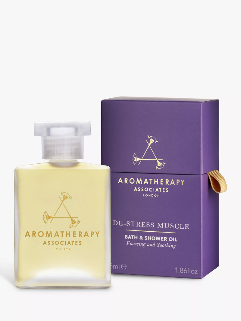 Aromatherapy Associates De-Stress Muscle Bath & Shower Oil 55ml - British product