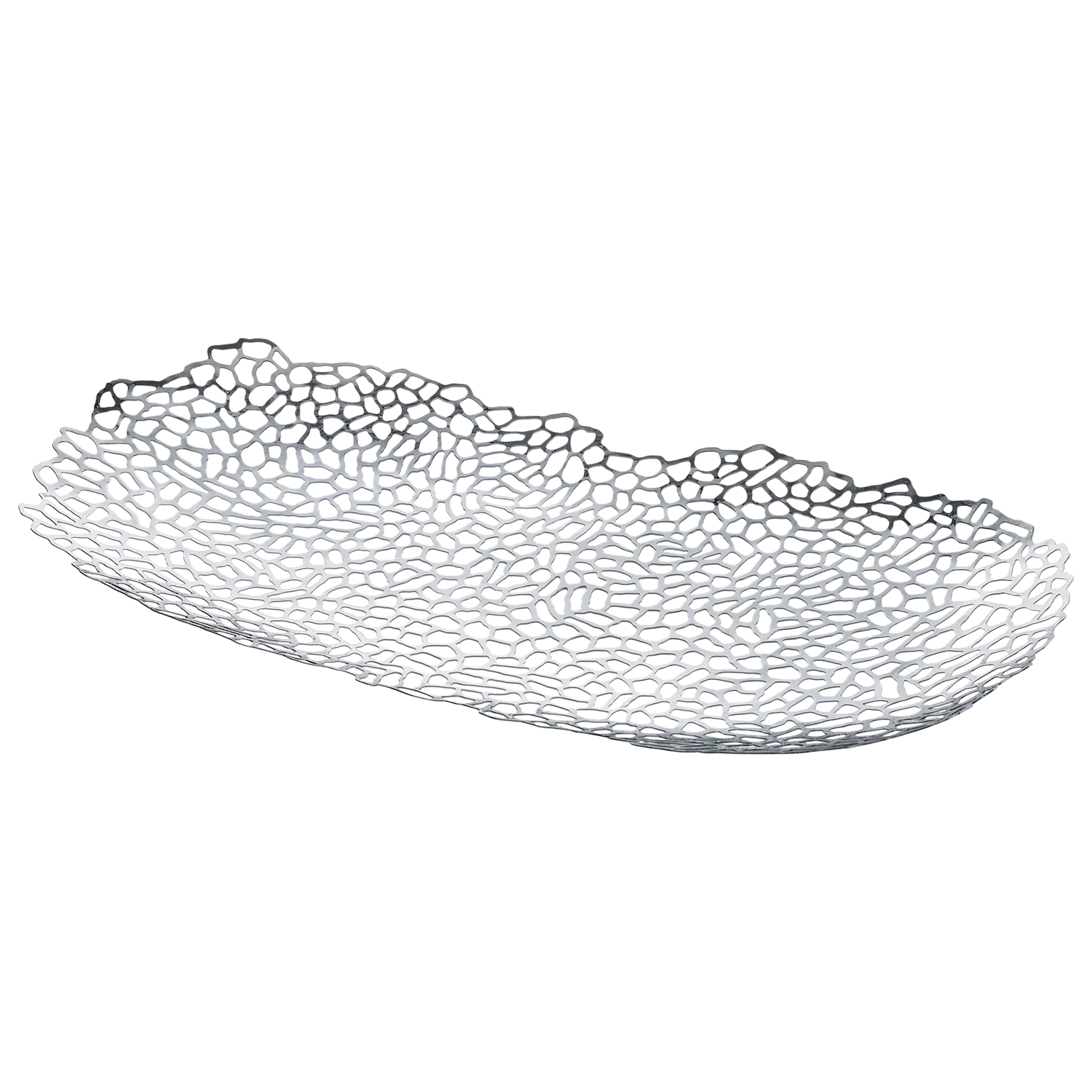 Alessi Opus ornamental dish stainless steel fruit bowl centrepiece - British product