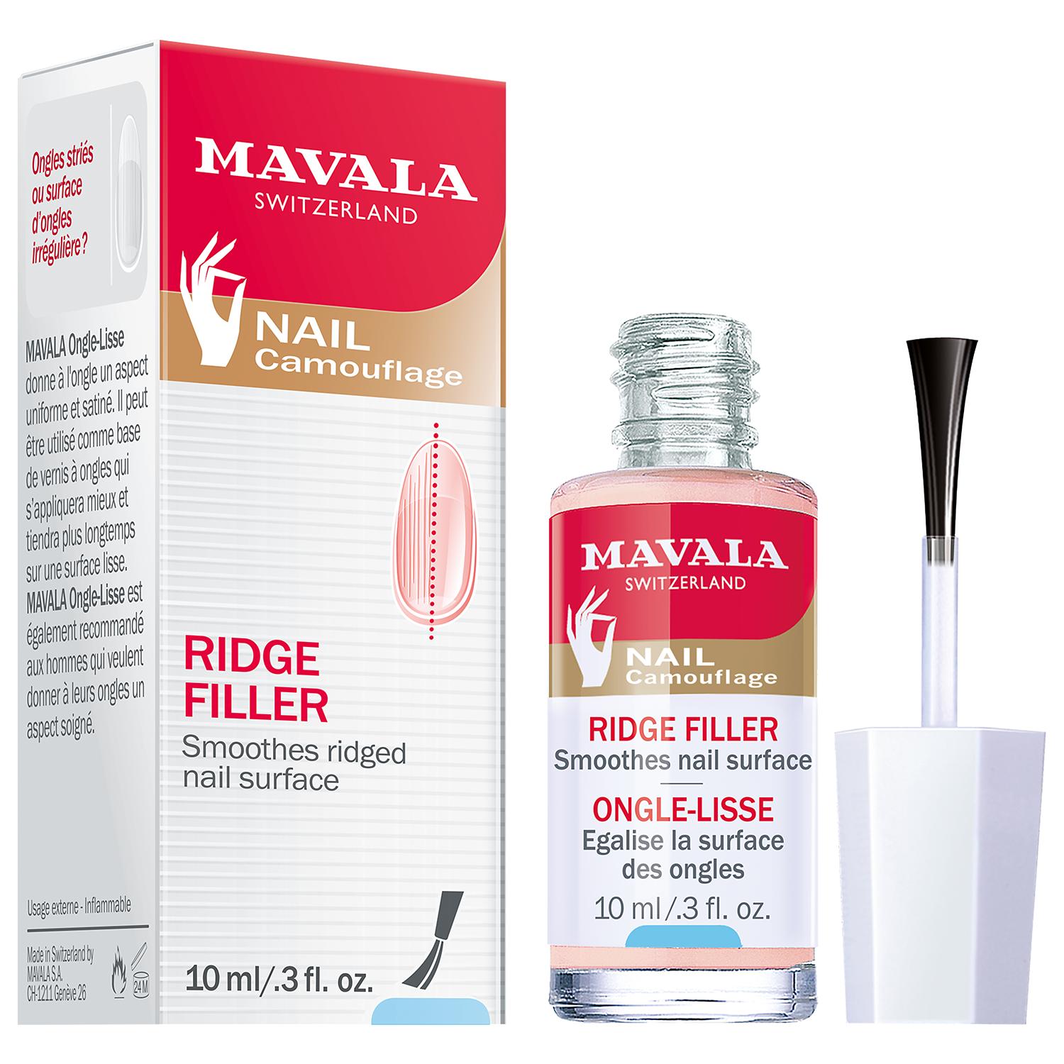 Mavala Ridgefiller Nail Treatment 10ml, imported from the UK