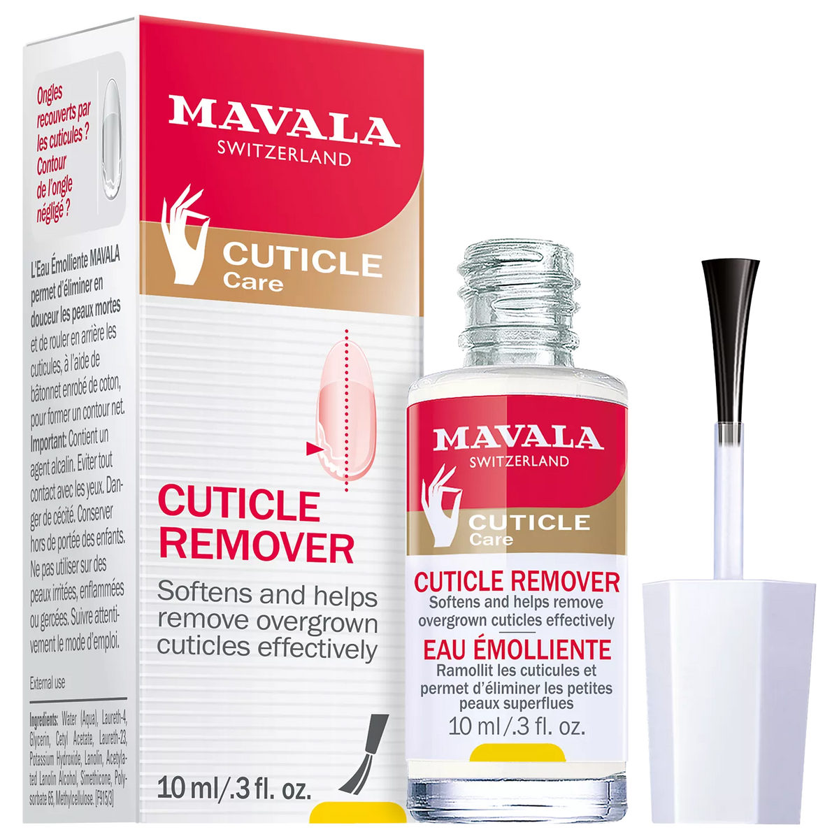 Mavala cuticle remover 10ml, imported from the UK
