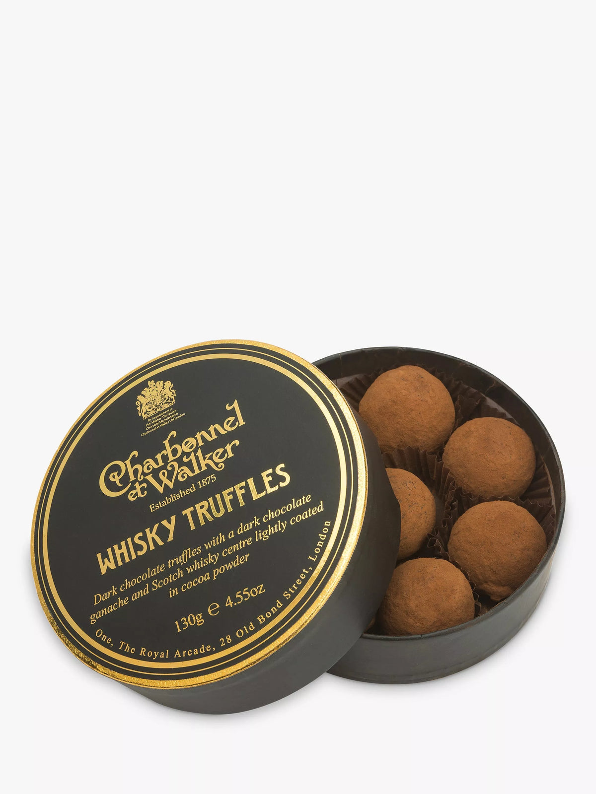 Charbonnel et Walker whisky chocolate truffles 130g - British product
