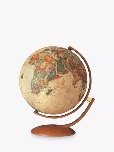 Nova Rico Optimus Globe Brown Illuminated World Globe 37cm